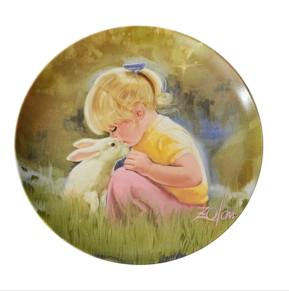 Donald Zolan Children & Pets Collection Plates by Pemberton & Oakes '84-'86​ - Picture 4 of 11